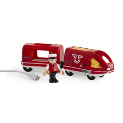 Train de voyageur rechargeable