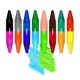 8 crayons de cire 16 couleurs