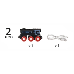 Locomotive rechargeable USB