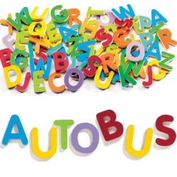 Jeu magnétique 83 petites lettres majuscules