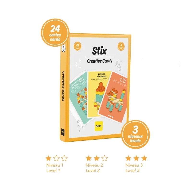 Oppi - Piks+ Stix Cartes créatives