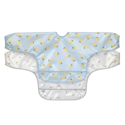 Pack de 2 bavoirs à longues manches - Happy Fruits Citron