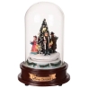 Sapin musical, lumineux et chanteurs sous cloche
