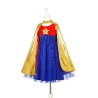 Déguisement - Robe et cape Super Girl 3/4 ans