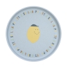 Assiette en cellulose - Happy fruits Citron