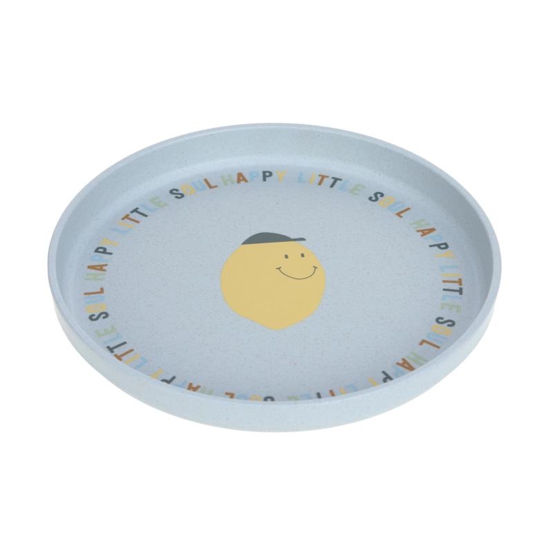 Assiette en cellulose - Happy fruits Citron