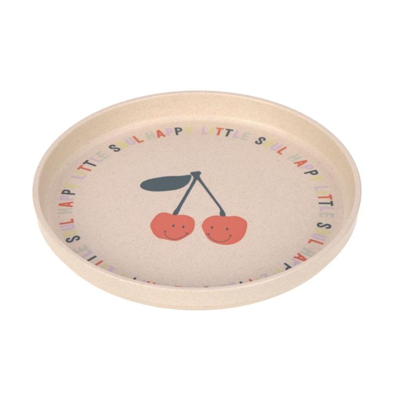 Assiette en cellulose - Happy fruits Cerise