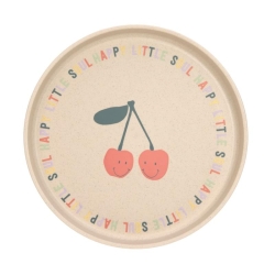 Assiette en cellulose - Happy fruits Cerise