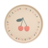 Assiette en cellulose - Happy fruits Cerise