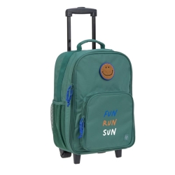 Little Gang  - Valise trolley Vert