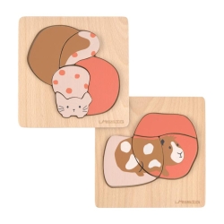PROMO Puzzle d'encastrement 2 en 1 Little Mateys Chat
