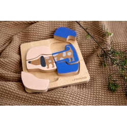 PROMO Puzzle d'encastrement 2 en 1 Little Mateys Chien