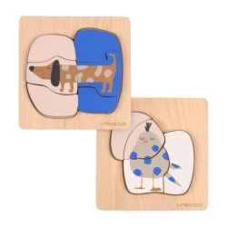PROMO Puzzle d'encastrement 2 en 1 Little Mateys Chien