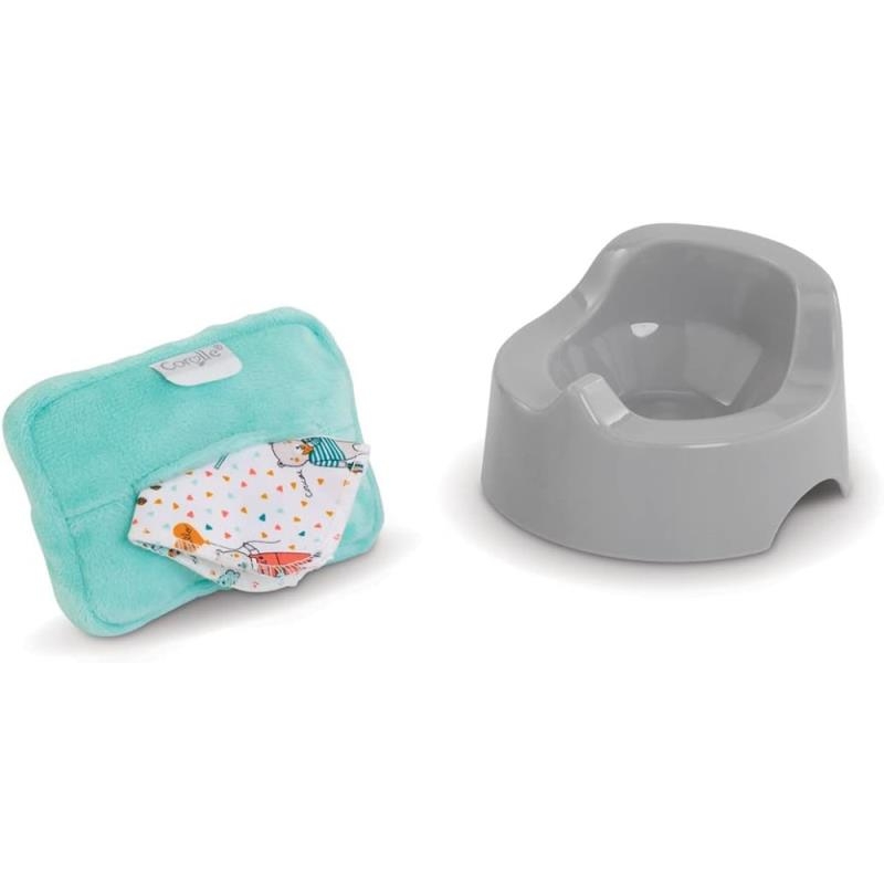 Ensemble pot et lingettes