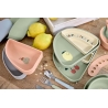 Set de vaisselle en silicone - Happy fruits Cerise