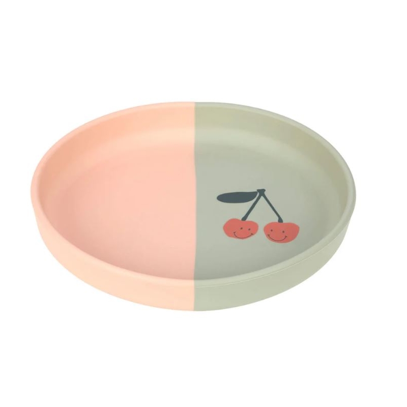 Assiette en silicone - Happy fruits Cerise