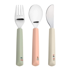 Couverts en silicone - Happy fruits Cerise