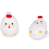 Set de 4 clips de fermeture pour sachets - Poule