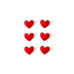 Set de 4 clips de fermeture pour sachets - Coeur