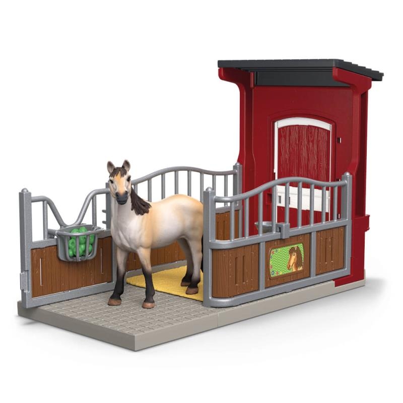 Farm World - Box avec jument mustang
