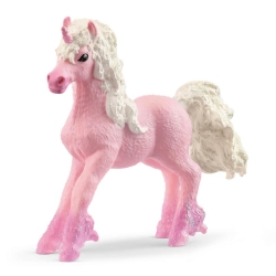 Poulain licorne fleuri Schleich