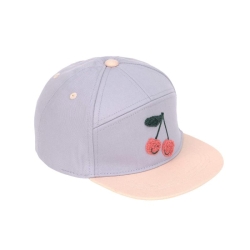 Little gang - Casquette cerise lilas pêche 1-2 ans