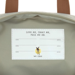 Little Gang - Mini sac à dos carré kaki