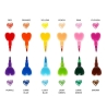 12 Crayons de couleur empilables - Love