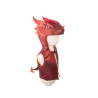 Déguisement - Cape tunique dragon rouge 3/4  ans