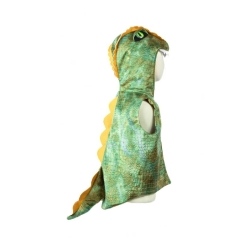 Déguisement - Cape tunique dino vert 3/4  ans