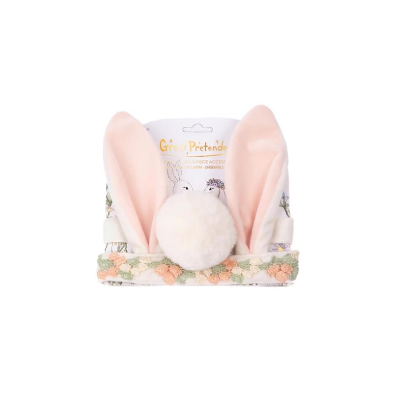 Déguisement - Bandeau de lapin avec queue