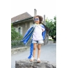 Déguisement - Cape en tissu Dragon bleu