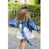 Déguisement - Cape en tissu Dragon bleu