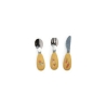 Set de couverts en silicone - Trois petits lapins