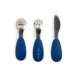 Set de couverts en silicone - Puce et Pilou
