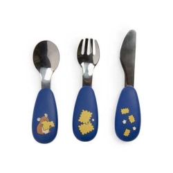 Set de couverts en silicone - Puce et Pilou