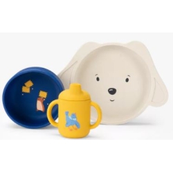 Set de vaisselle en silicone - Puce et Pilou