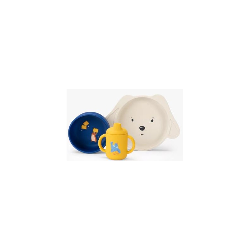 Set de vaisselle en silicone - Puce et Pilou