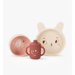 Set de vaisselle en silicone - Après la pluie