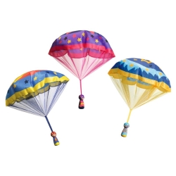 Flying Heroes - Parachutistes en bois à lancer