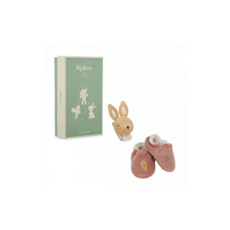 Coffret chaussons et bracelet sonores - Lapin