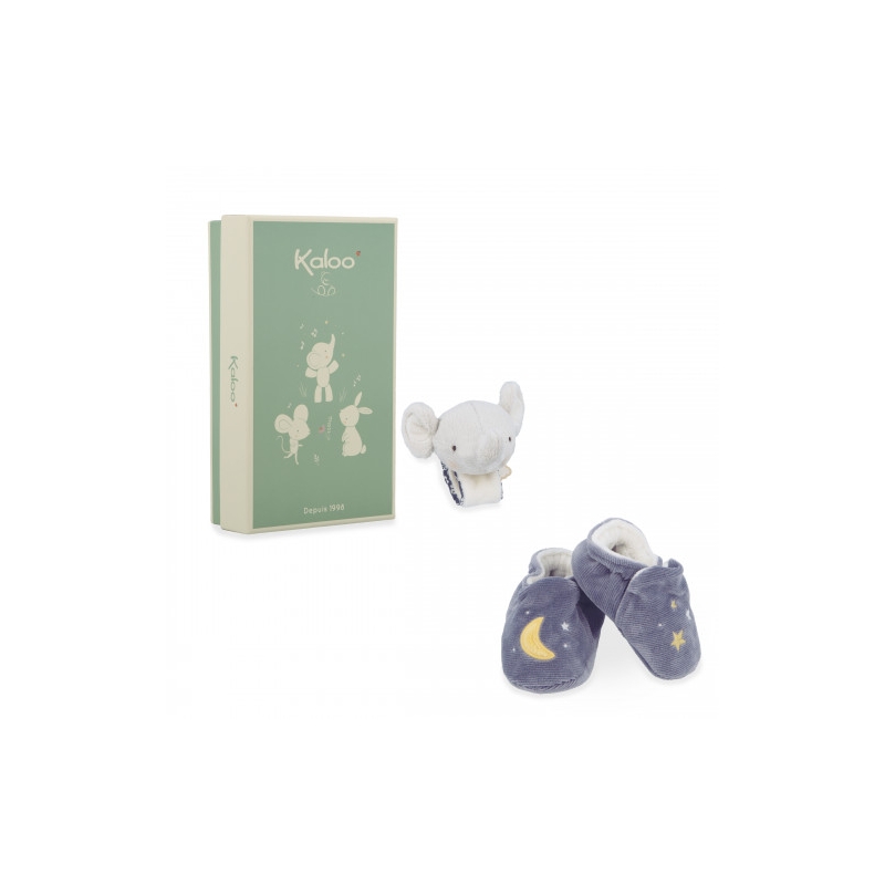 Coffret chaussons et bracelet sonores - Eléphant