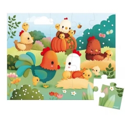 Puzzle 20 pièces - Bienvenue à la basse-cour