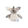 Mini peluche musicale Ane rose clair