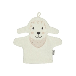 Gant de toilette marionnette Mouton