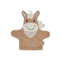 Gant de toilette marionnette cheval