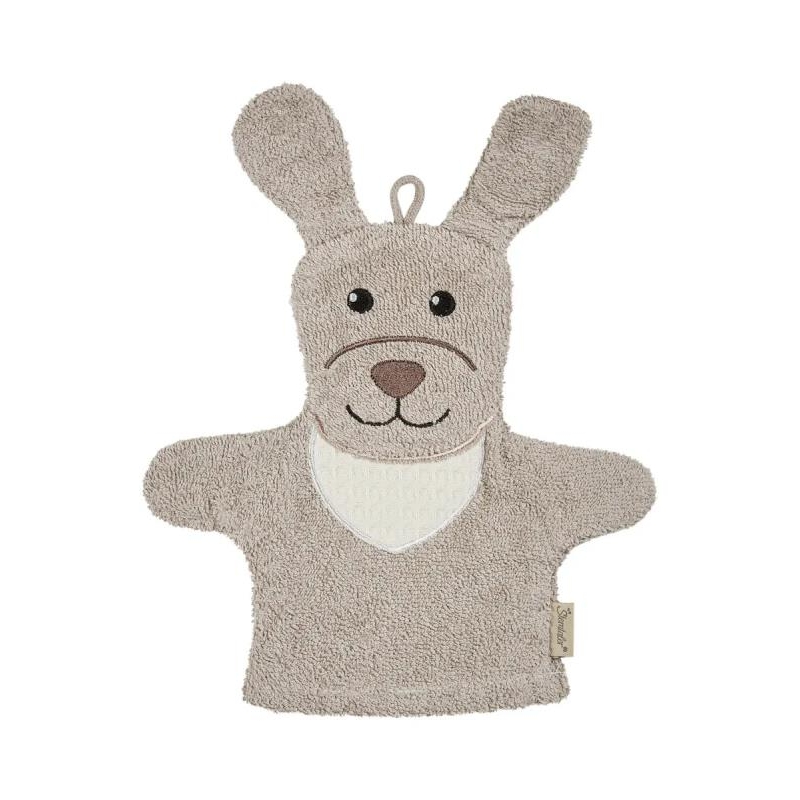 Gant de toilette marionnette Chien