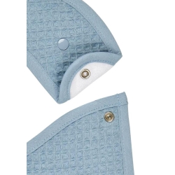 Bavoir imperméable Dino bleu