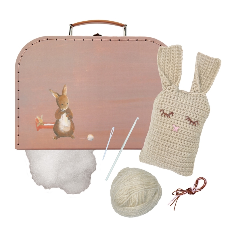 Valise Lapin au crochet