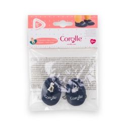 Chaussons bleu marine bb 30 cm